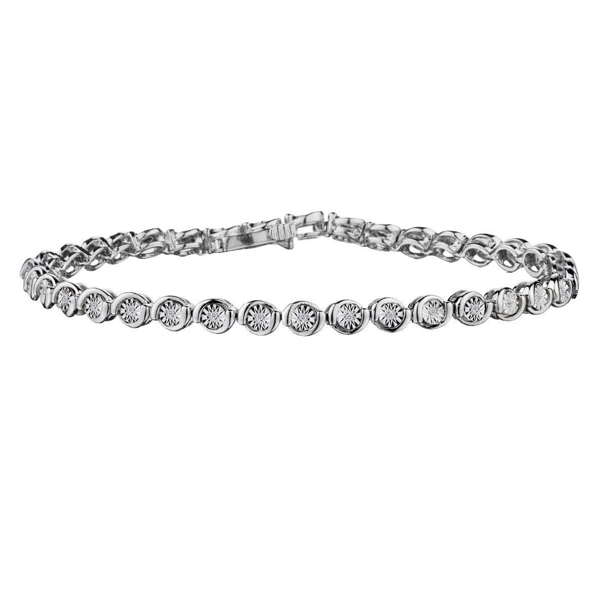 15 Carat of Diamonds Bracelet, SilverNOW