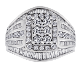 1.72 Carat of Diamonds "Dream" Ring, 14kt White Gold.....................NOW