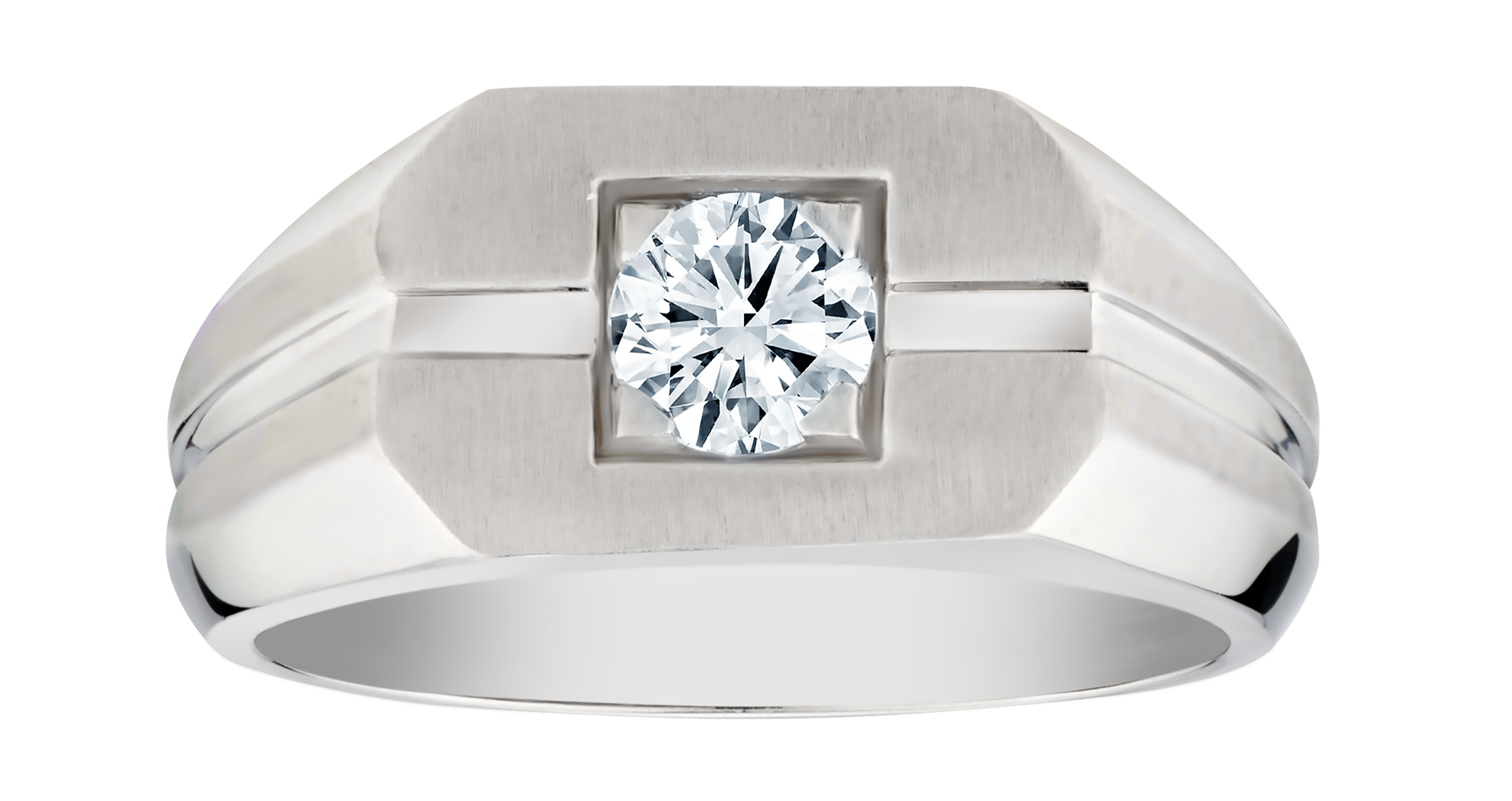 Mens round diamond ring hotsell