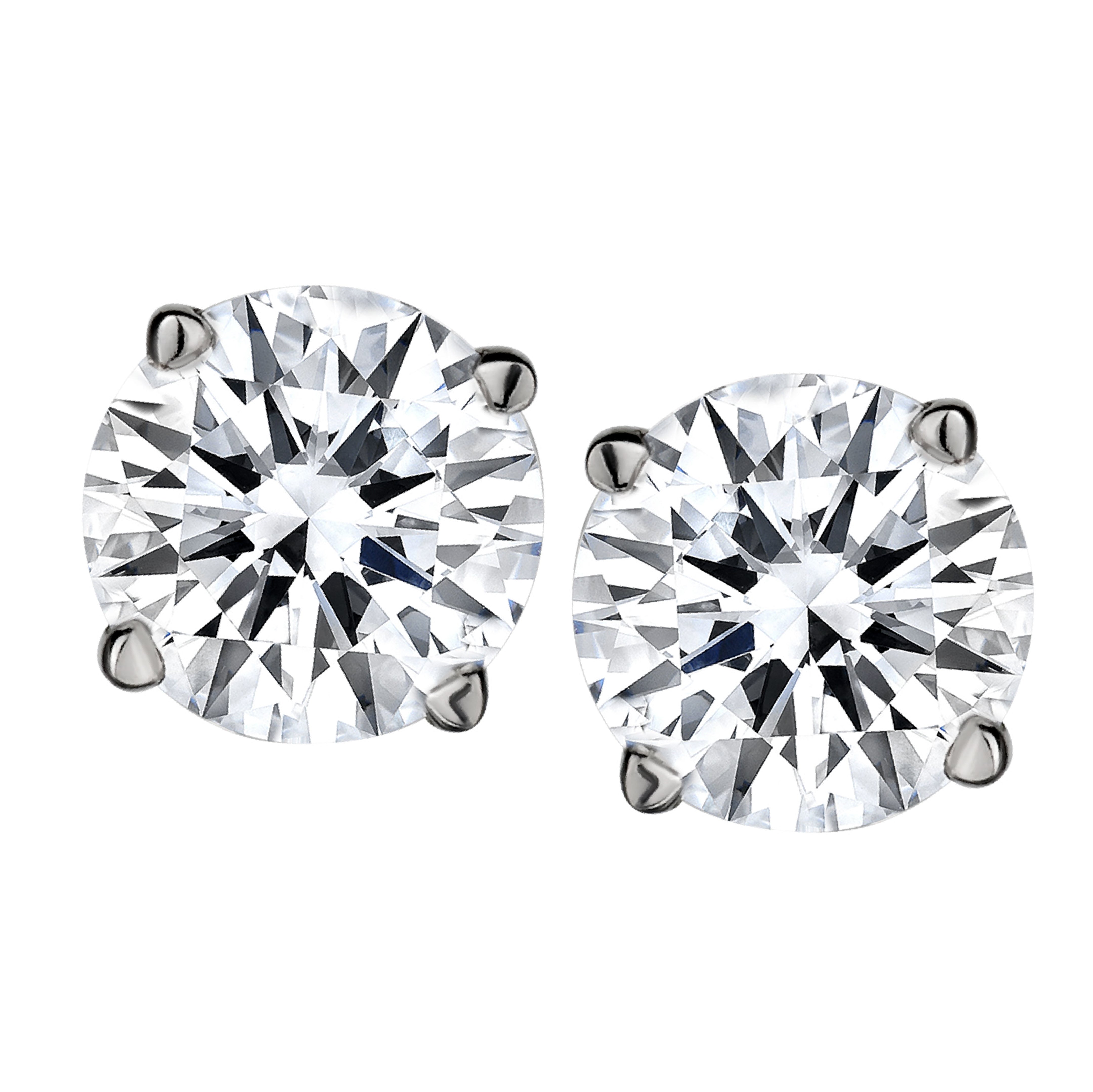 Jewellery Lab Diamond Stud Earrings Carat Of Lab Grown