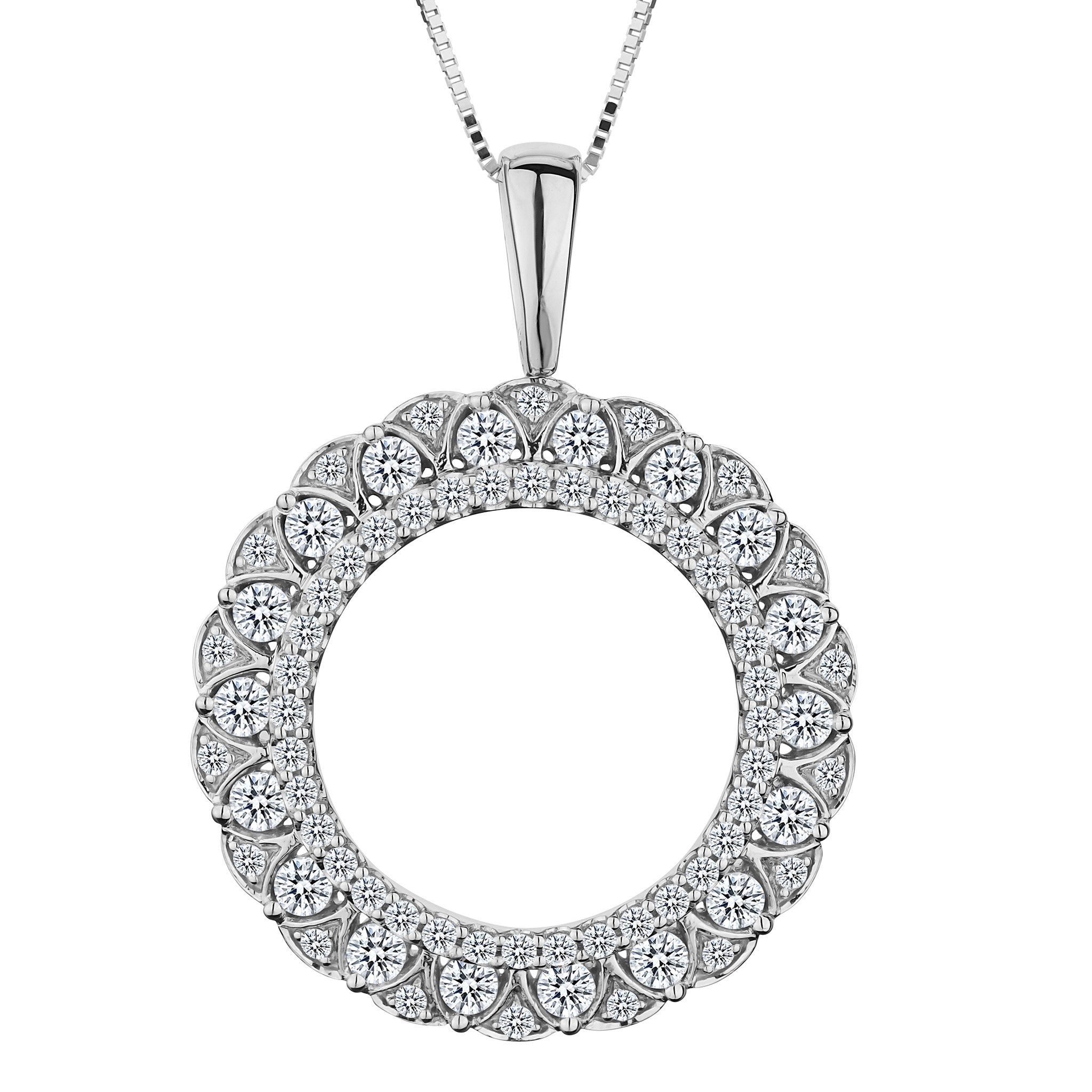 Circle of love diamond on sale necklace