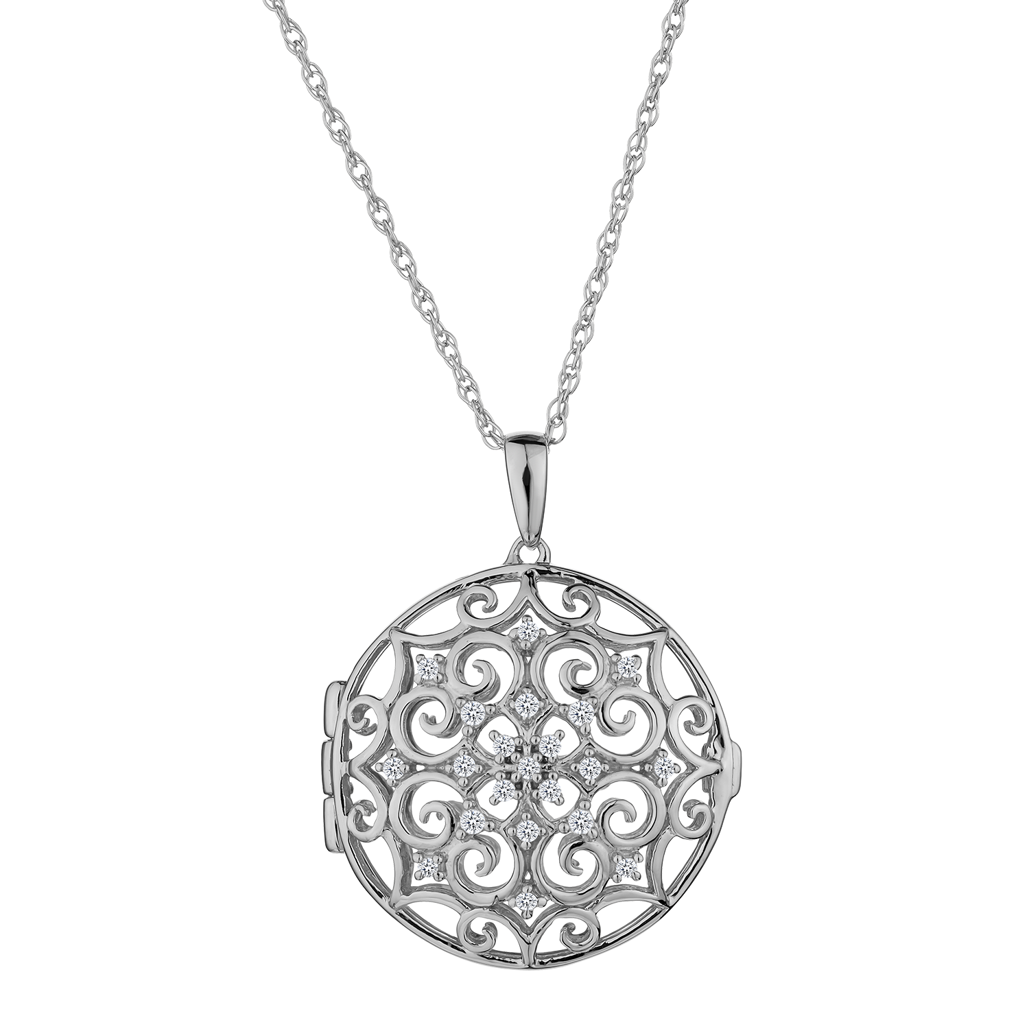 Created white sapphire necklace discount