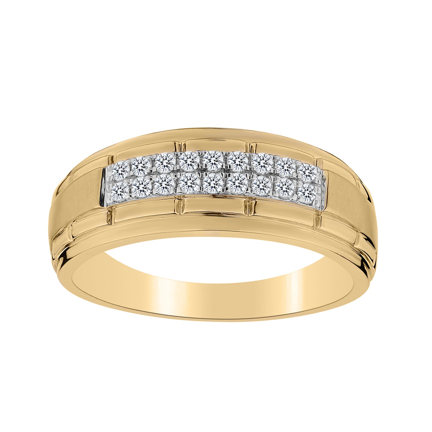.25 Carat of Diamonds Gentleman's Ring, 10kt Yellow Gold...................NOW