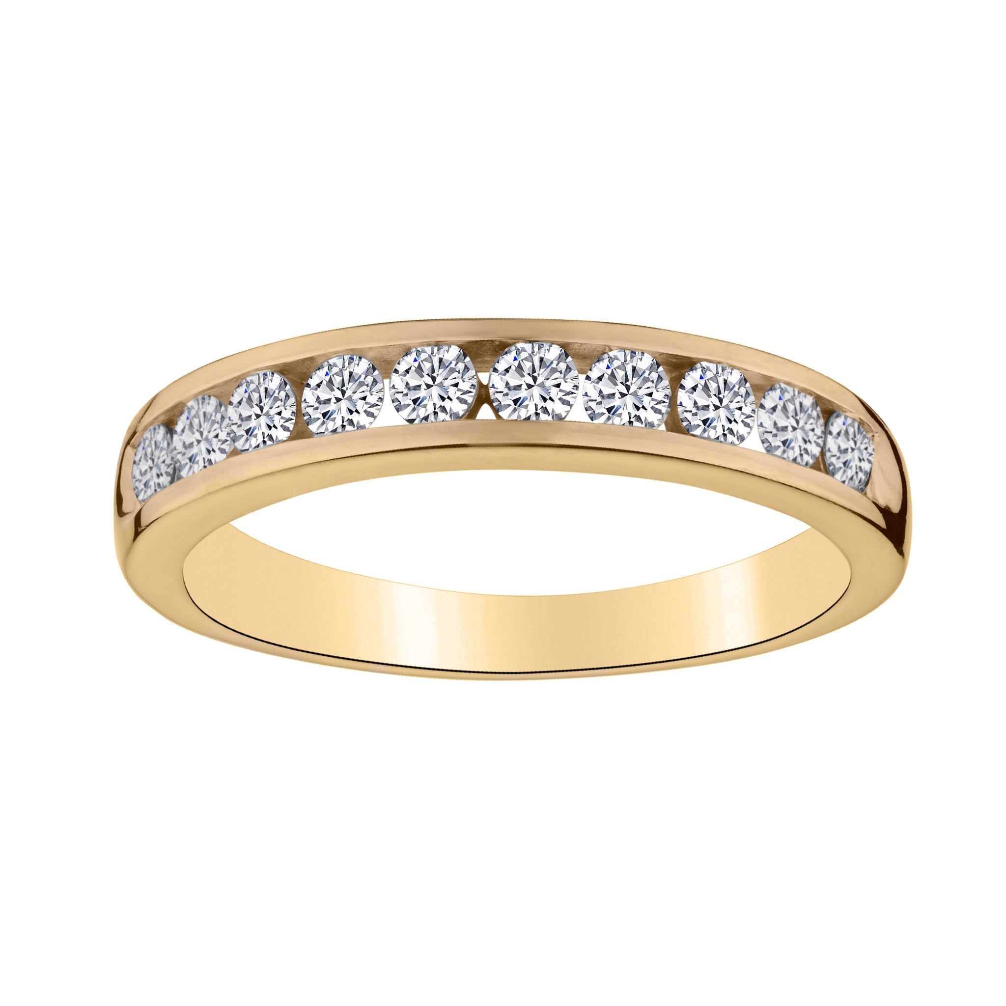 .50 Carat of Diamonds Band Ring, 10kt Yellow Gold....................NOW