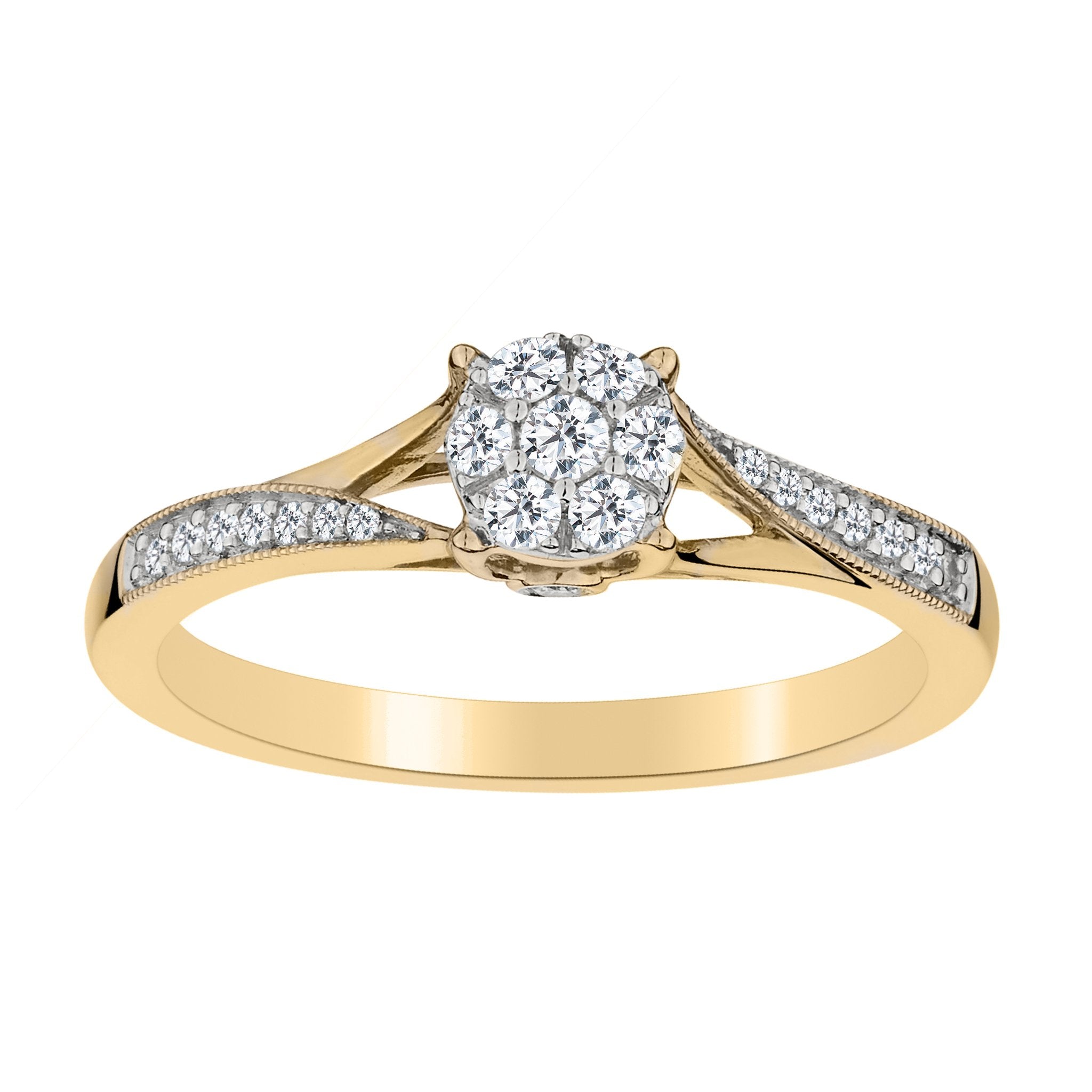 9ct Gold Warren James Engagement Gold Diamond Ring Mens 9ct White