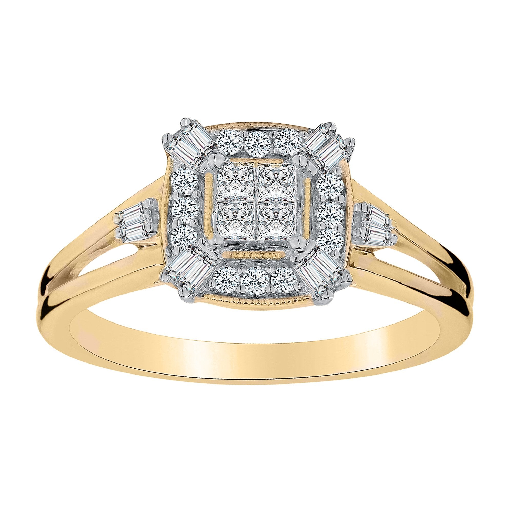 35 Carat of Diamonds Ring, 10kt Yellow Gold....................NOW
