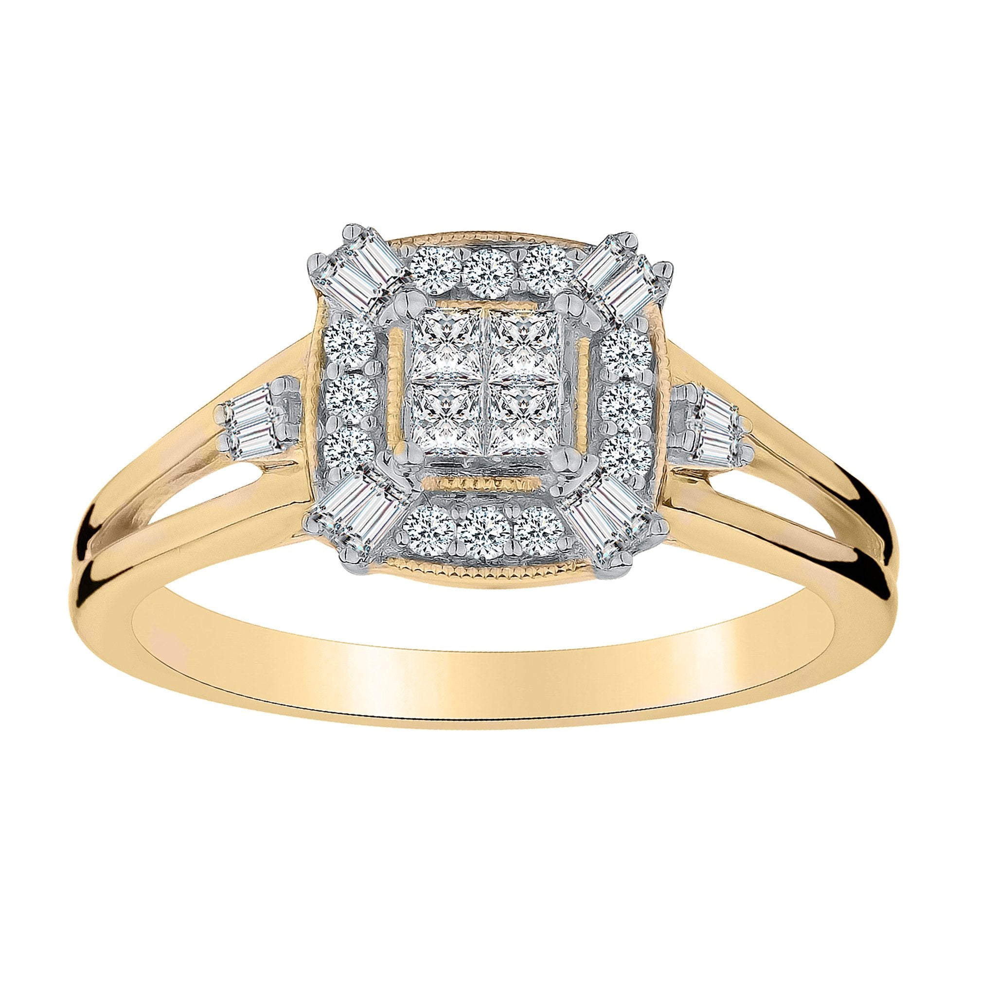 .35 CARAT DIAMOND RING, 10kt YELLOW GOLD - Griffin Jewellery Designs