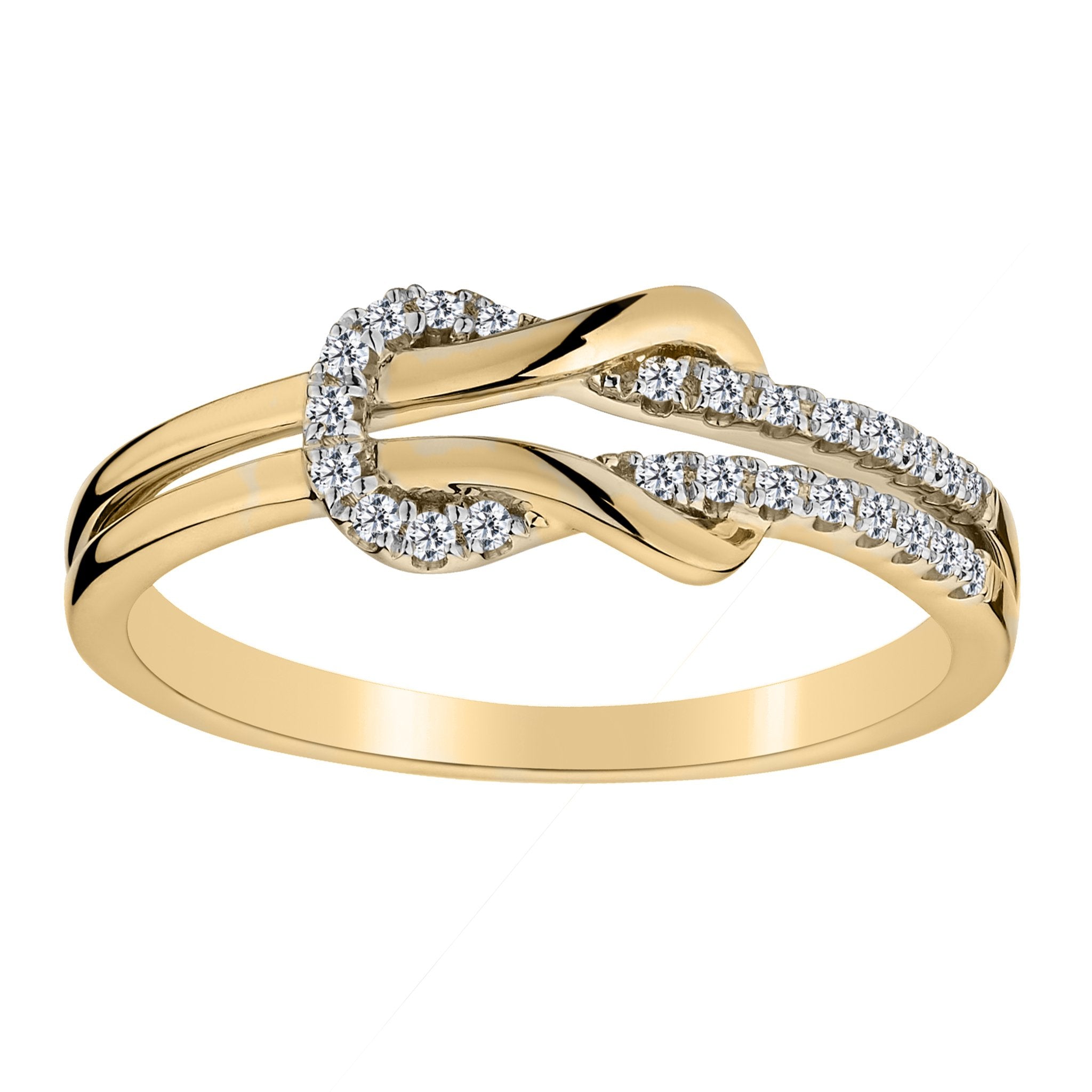 .12 CARAT DIAMOND RING, 10kt YELLOW GOLD. Fashion Rings - Griffin Jewellery Designs