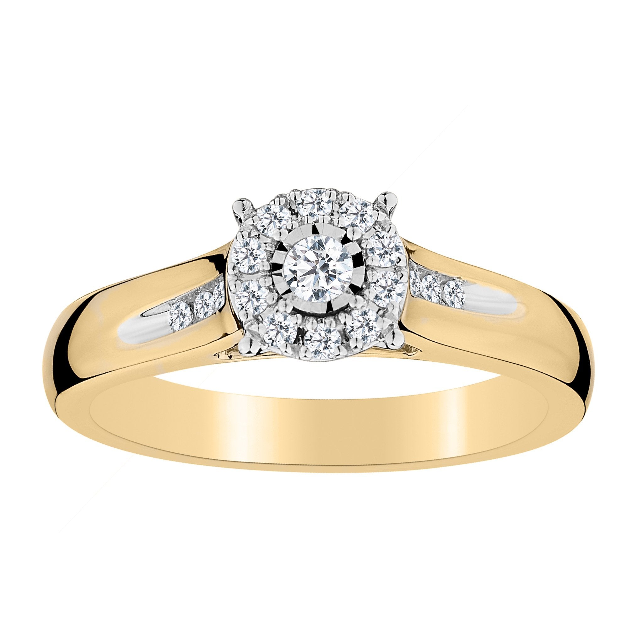 .20 CARAT DIAMOND RING, 10kt YELLOW GOLD - Griffin Jewellery Designs