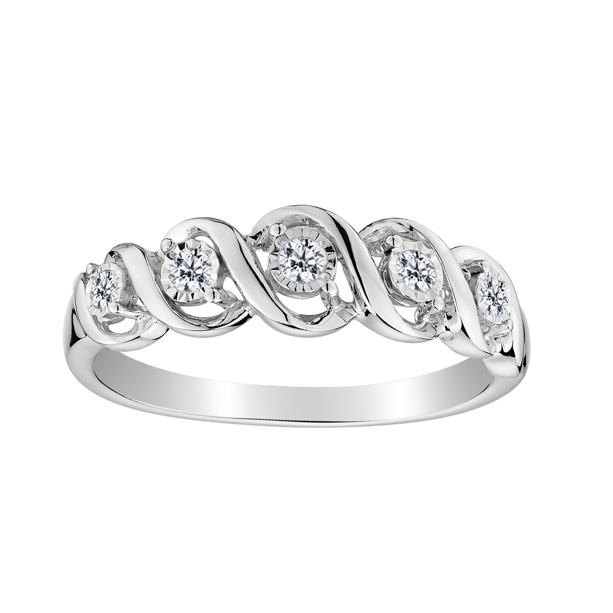 .15 CARAT DIAMOND RING, 10kt WHITE GOLD. Fashion Rings - Griffin Jewellery Designs