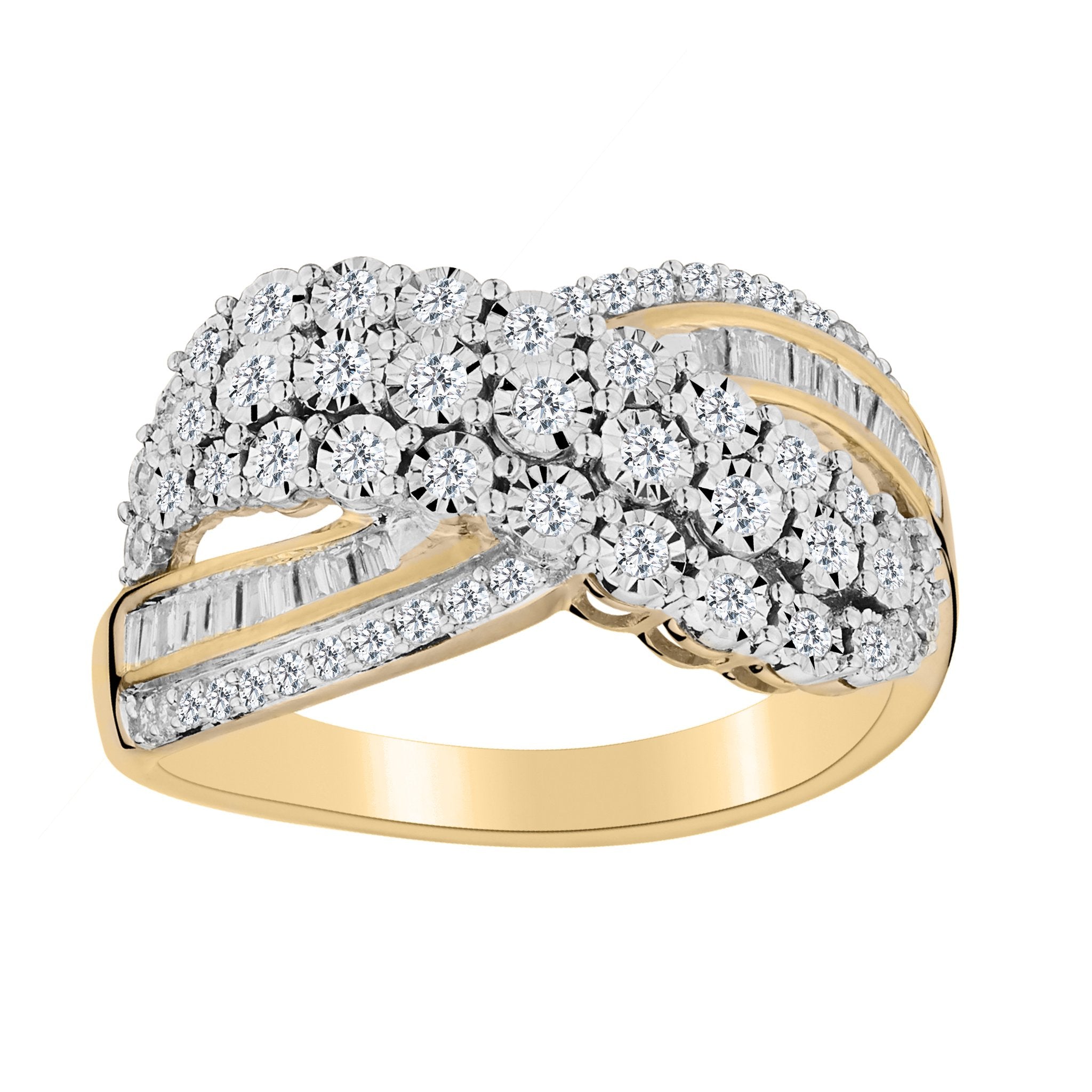.50 CARAT DIAMOND RING, 10kt YELLOW GOLD. Fashion Rings - Griffin Jewellery Designs