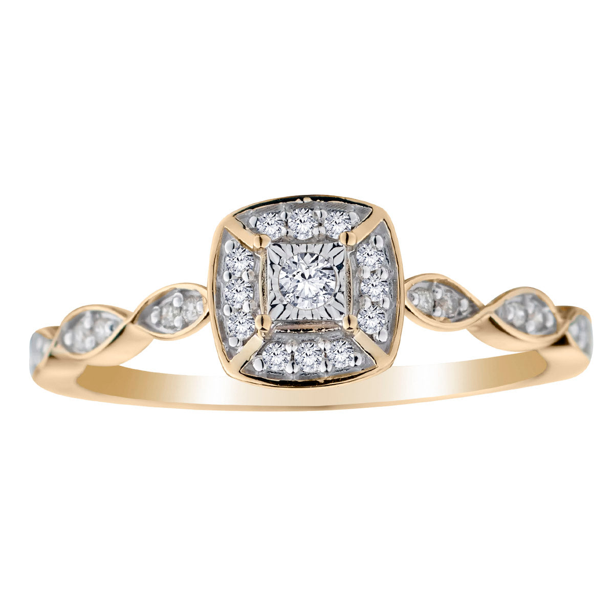 .15 Carat Diamond Ring, 10kt Yellow Gold