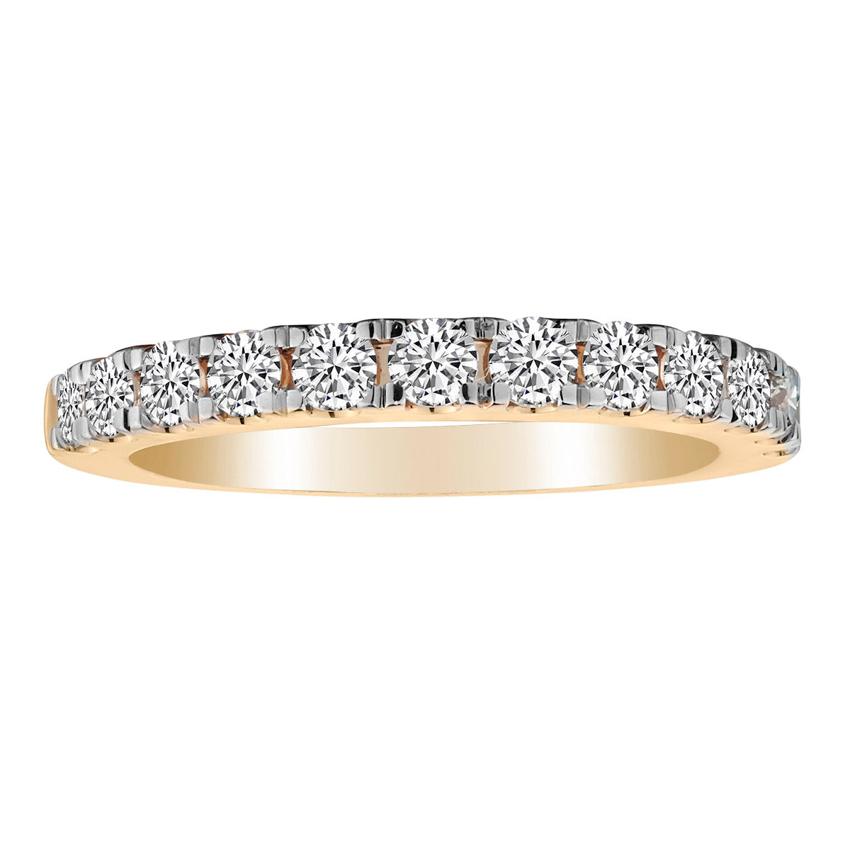 .75 Carat of Diamonds Luxury Band Ring, 14kt Yellow Gold......................NOW