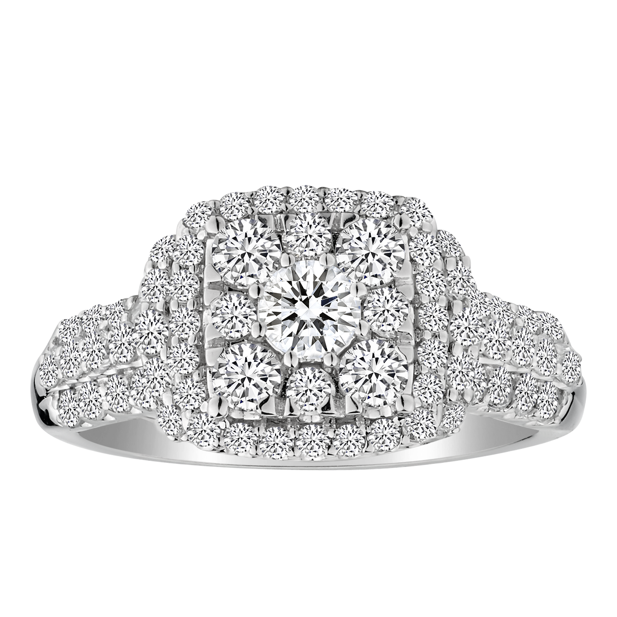 1.50 Carat Diamond Ring,  14kt White Gold. Griffin Jewellery Designs