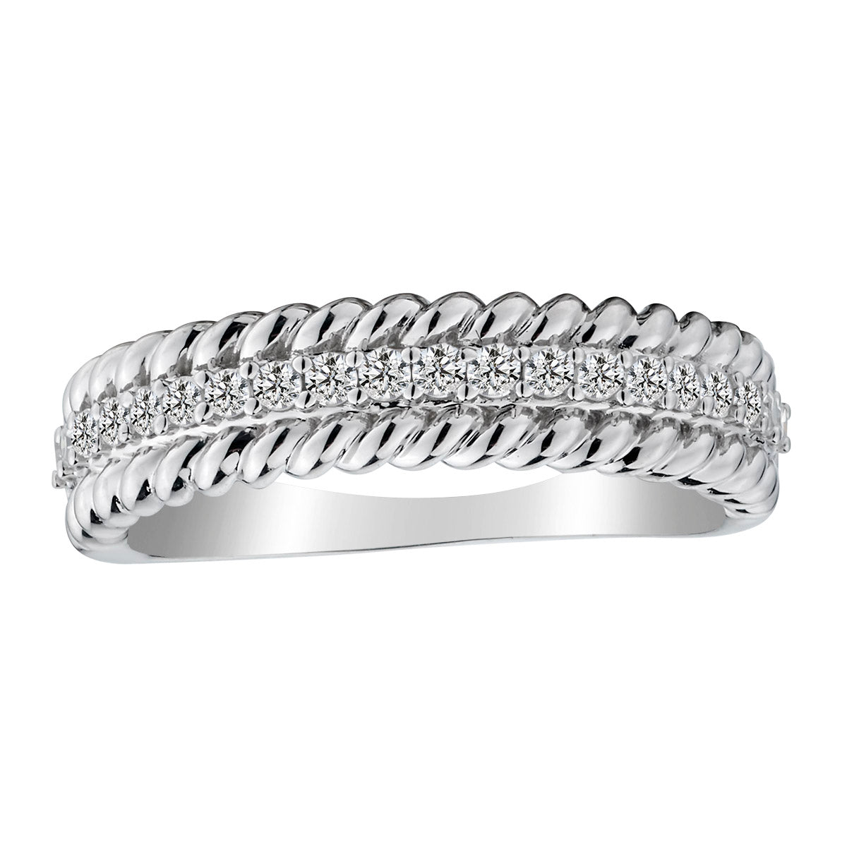 .20 Carat of Diamonds Band, Silver.....................NOW