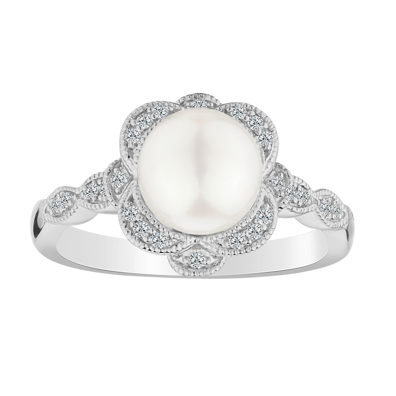 Pearl and 2025 sapphire ring