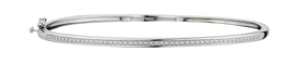 .10 Carat of Diamonds 8" Bangle, Silver.....................NOW