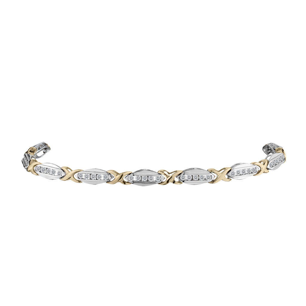 .20 Carat of Diamonds Bracelet, 14kt Yellow GoldNOW