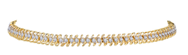 1.00 Carat of Diamonds Tennis Bracelet, 10kt Yellow Gold.....................NOW