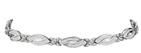 2.00 Carat of Diamonds Bracelet, 10kt White Gold....................NOW