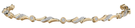 .25 Carat of Diamonds Bracelet, 10kt Yellow Gold.....................NOW