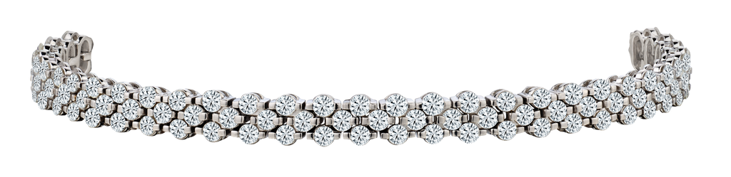 5.00 Carat of Diamonds Bracelet, 10kt White Gold.....................NOW