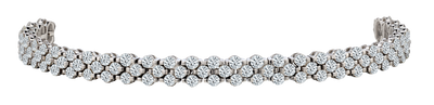 5.00 Carat of Diamonds Bracelet, 10kt White Gold.....................NOW