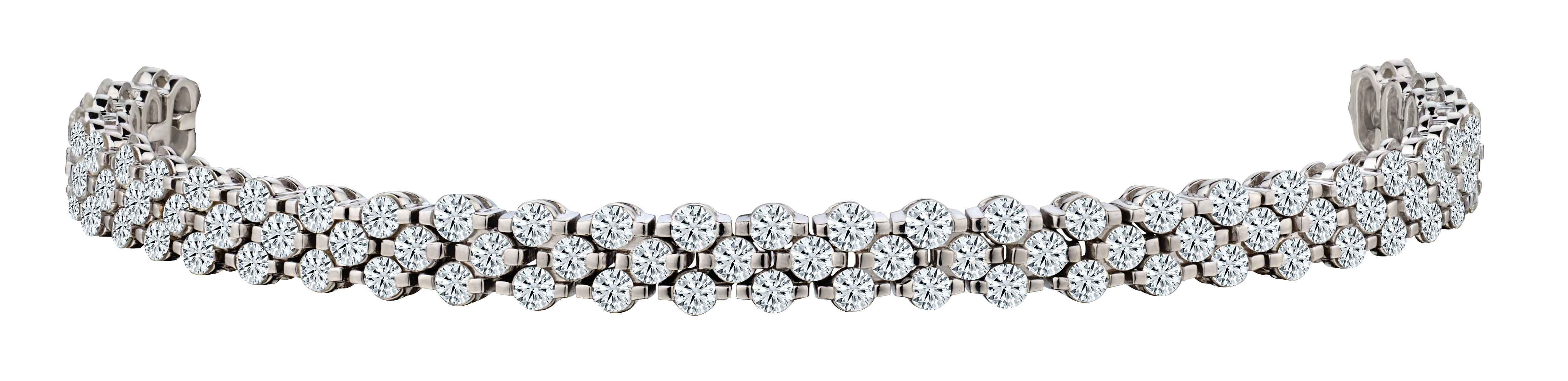 5.00 Carat of Diamonds Bracelet, 10kt White Gold.....................NOW