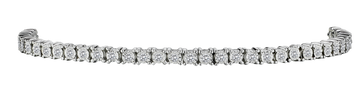 1.00 Carat of Lab Grown Diamonds "Miracle" Tennis Bracelet, Silver.....................NOW