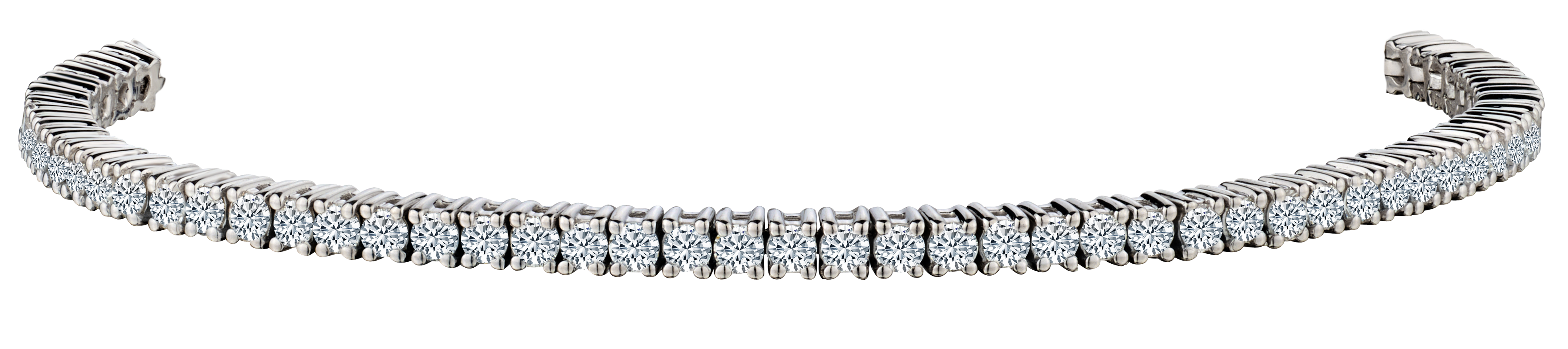 3.00 Carat of Lab Grown Diamonds Tennis Bracelet, Silver.....................NOW