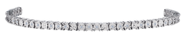 .25 Carat of Lab Grown Diamonds "Miracle" Tennis Bracelet, Silver.....................NOW