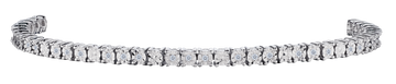 .25 Carat of Lab Grown Diamonds "Miracle" Tennis Bracelet, Silver.....................NOW