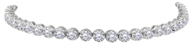 10.00 Carat Of Lab Grown Diamonds Bracelet, 10kt White Gold.....................NOW