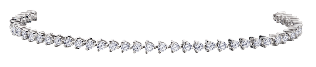 2.25 Carat of Lab Grown Diamonds Tennis Bracelet, Sterling Silver.....................NOW