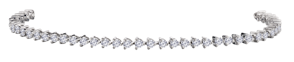 2.25 Carat of Lab Grown Diamonds Tennis Bracelet, Sterling Silver.....................NOW - Griffin Jewellery Designs