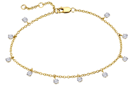 1.00 Carat of Lab Grown Diamonds Bracelet, 10kt Yellow Gold.....................NOW