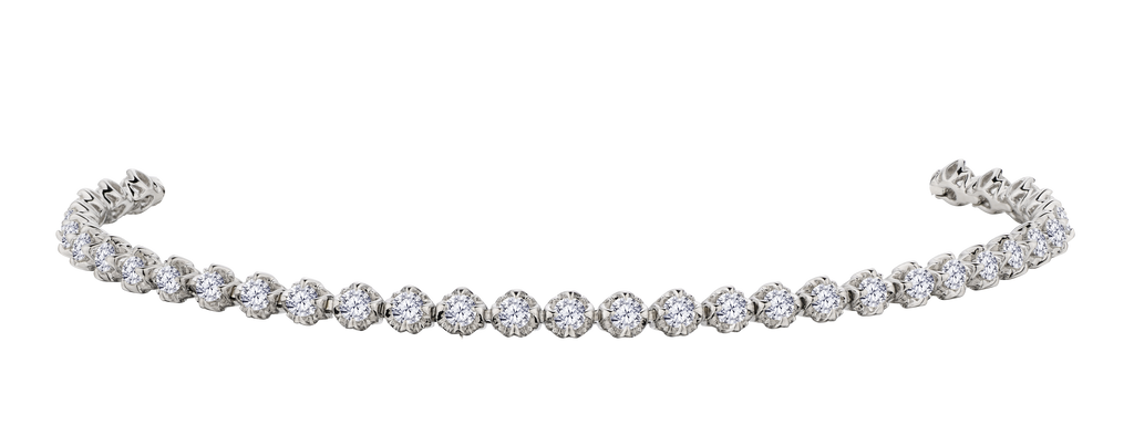 2.00 Carat of Lab Grown Diamonds Tennis Bracelet, Silver.....................NOW