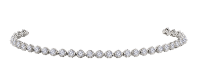 2.00 Carat of Lab Grown Diamonds Tennis Bracelet, Silver.....................NOW