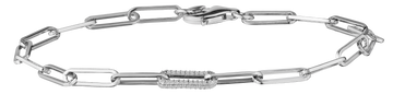 .15 Carat Paperclip Diamond Bracelet, Silver.......................NOW - Griffin Jewellery Designs