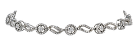 .26 Carat of Diamonds Bracelet, Silver.....................NOW