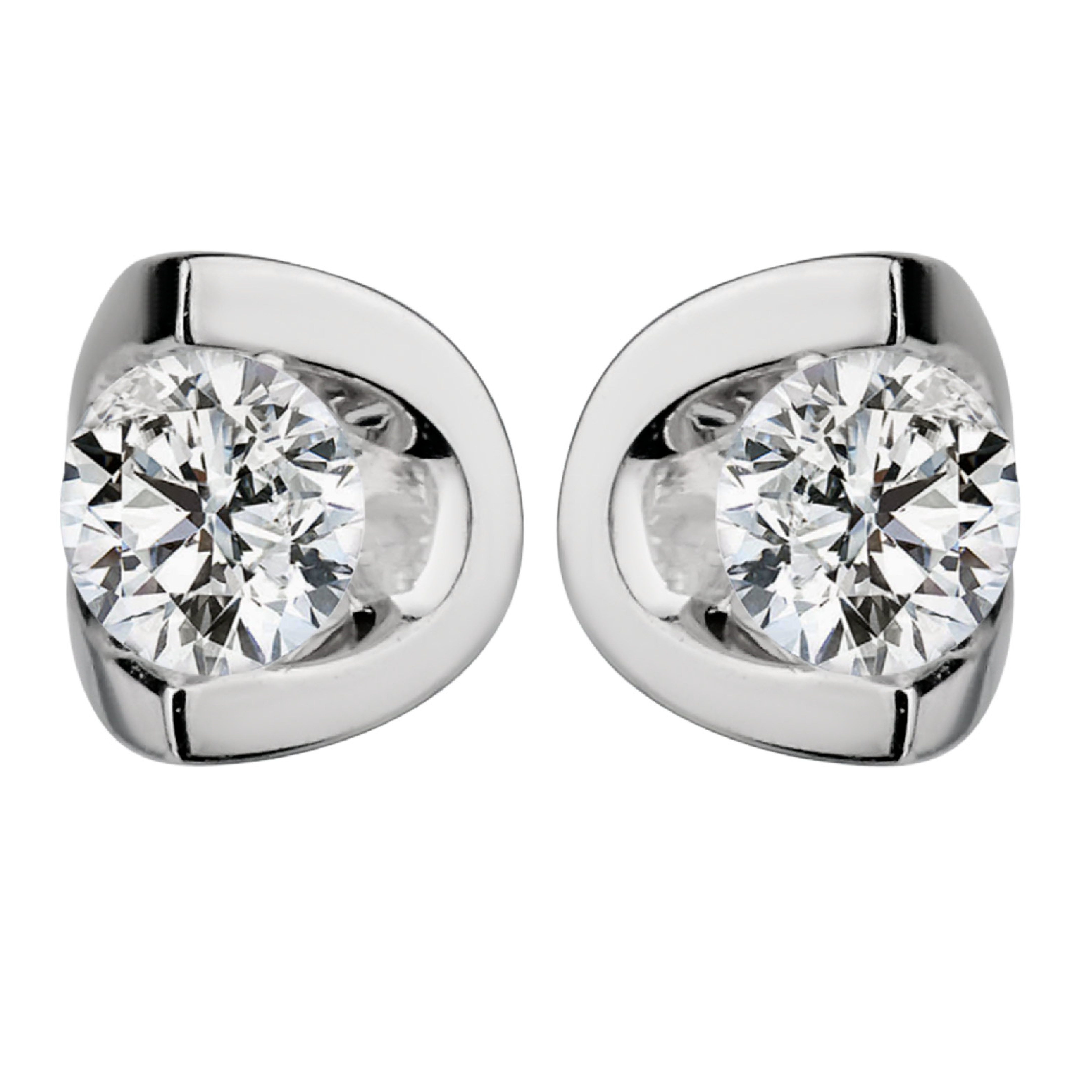 .10 Carat of Canadian Diamonds Tulip Stud Earrings, 10kt White Gold......................NOW