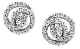 .15 Carat of Diamonds Stud Earrings, 10kt White Gold.....................NOW
