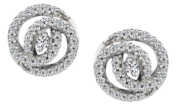 .15 Carat of Diamonds Stud Earrings, 10kt White Gold.....................NOW