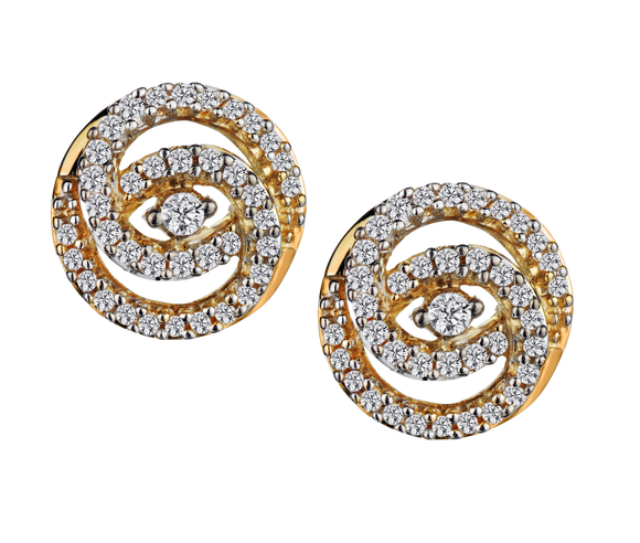 .15 Carat of Diamonds Studs, 10kt Yellow Gold.....................NOW