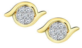 .10 Carat of Diamonds Studs, 10kt Yellow Gold.....................NOW
