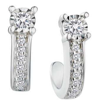 .10 Carat of Diamonds "Miracle" Earrings, 14kt White Gold.....................NOW - Griffin Jewellery Designs