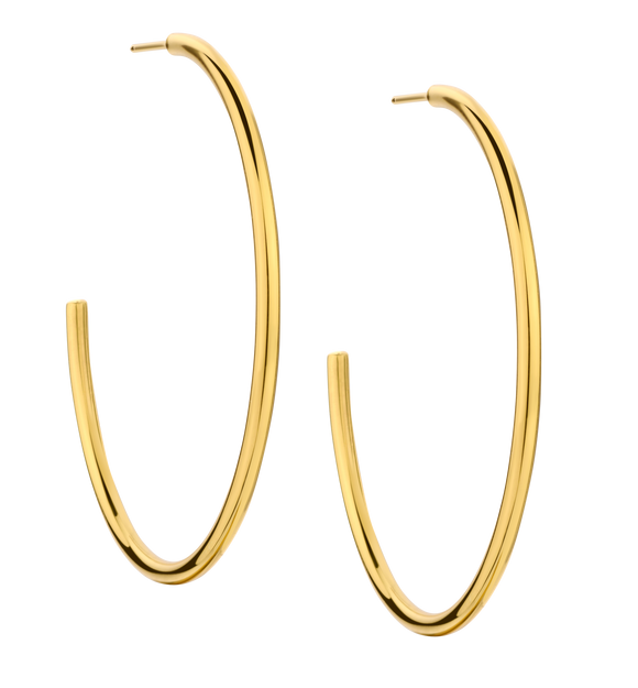 Hoop Earrings, Gold Plated.....................NOW - Griffin Jewellery Designs