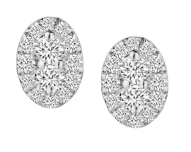 .25 Carat of Lab Grown Diamonds Stud Earrings, 10kt Yellow Gold.....................NOW