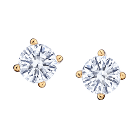 .25 Carat Of Lab Grown Diamonds Stud Earrings, 14kt Yellow Gold.....................NOW