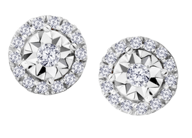 .20 Carat of Lab Grown Diamonds "Miracle" Earrings, 10kt White Gold.....................NOW